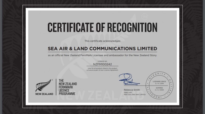 Salcom becomes a New Zealand FernMark Licensee